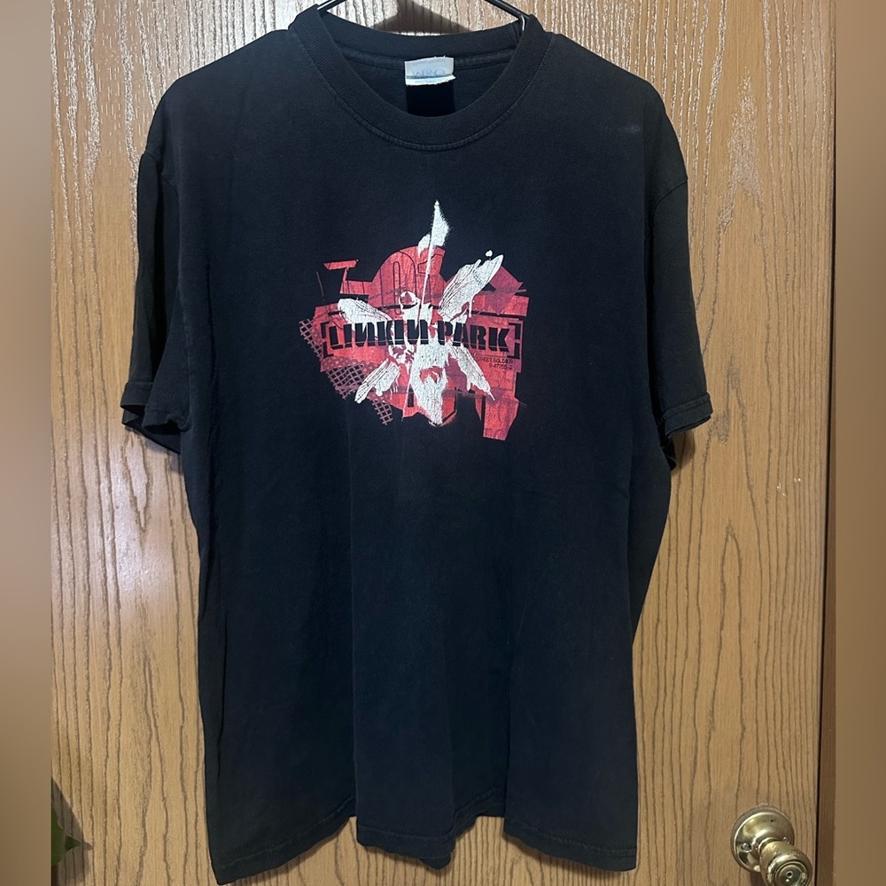 Linkin Park Band T Shirt Underground L9 Street Soldier Large M&O Knits Vintage